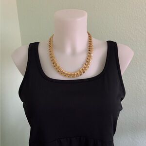 Chunky Gold tone Chain Necklace